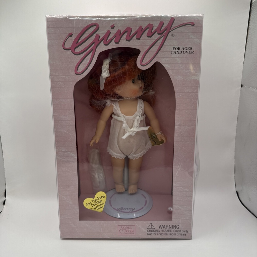 Vogue Ginny Dress Me Curly Redhead Doll 7 1/2" Vintage R14